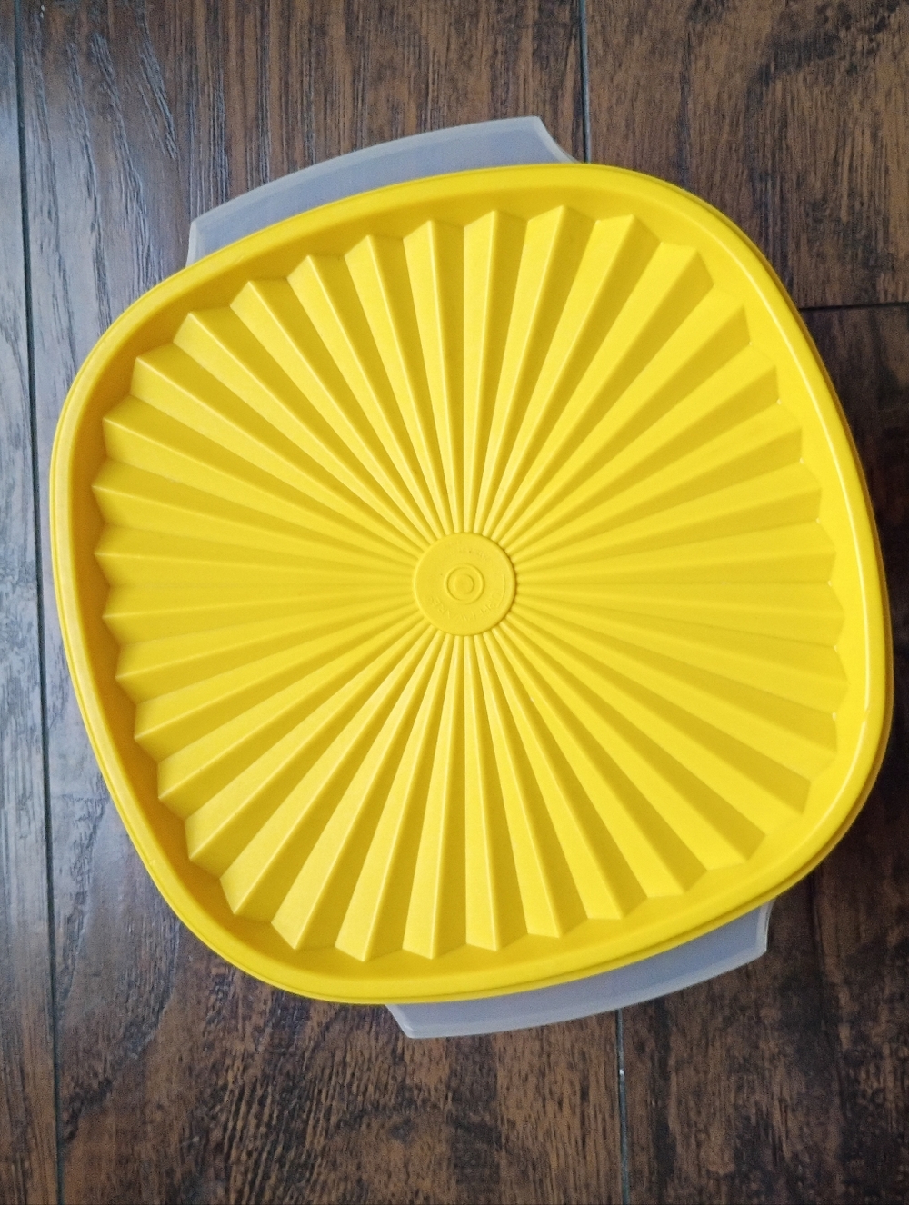 Vintage Yellow Tupperware Container